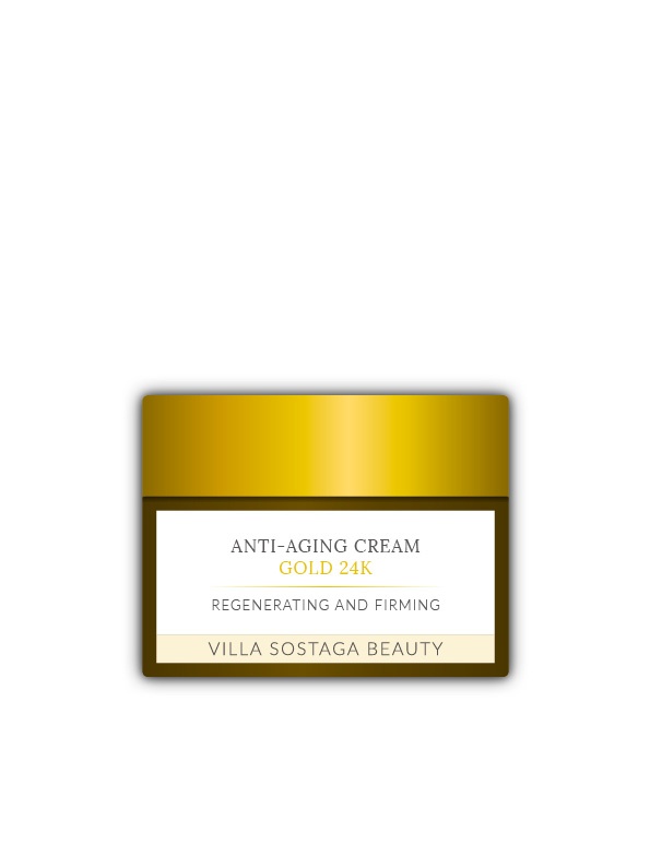 Gesichtscreme Gold 24K - Anti-Aging und regenerierend