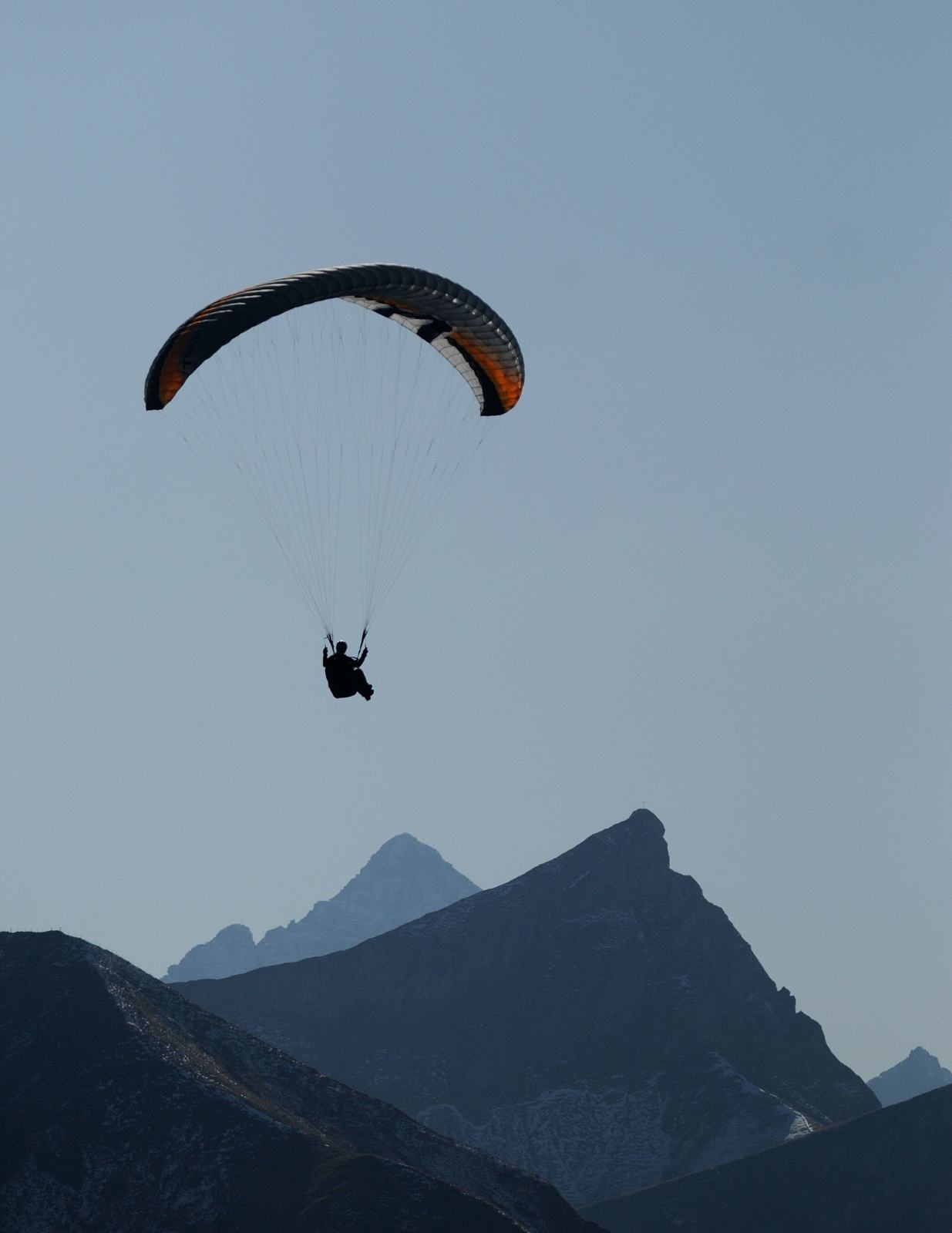 Paragliding in the Tannheimer Tal.