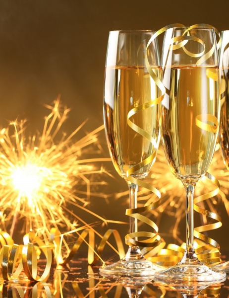 Silvester-Gala-Abend im historischen Ballsaal der Villa Esplanade