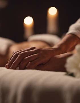 Spa-Anwendung "Kombimassage" (Fußreflexzonen-Rückenmassage)