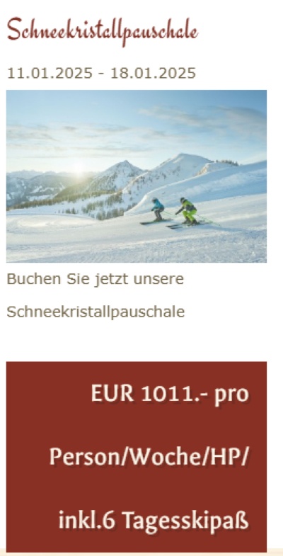 Snow crystal package